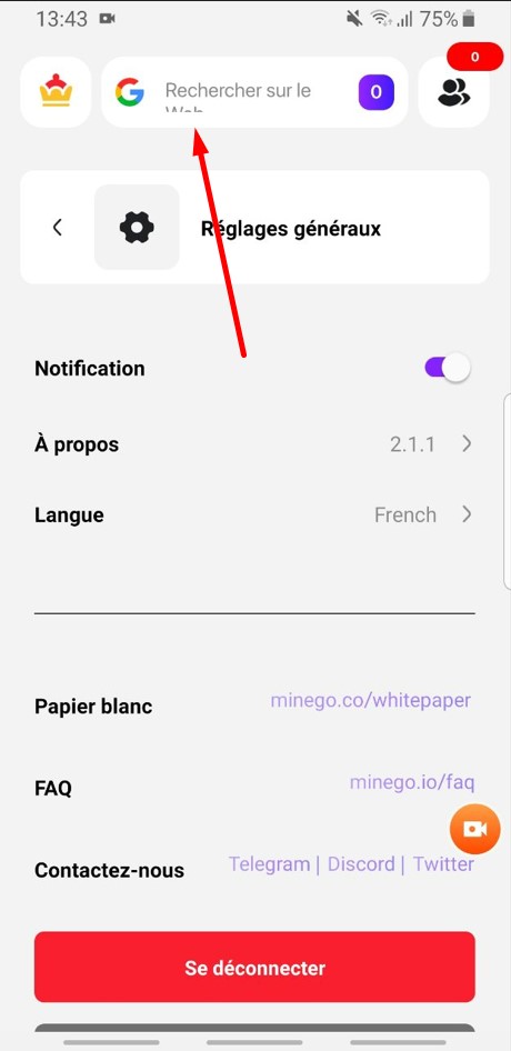 Platzhaltertext im Suchfeld passt in Französisch nicht auf den Bildschirm
