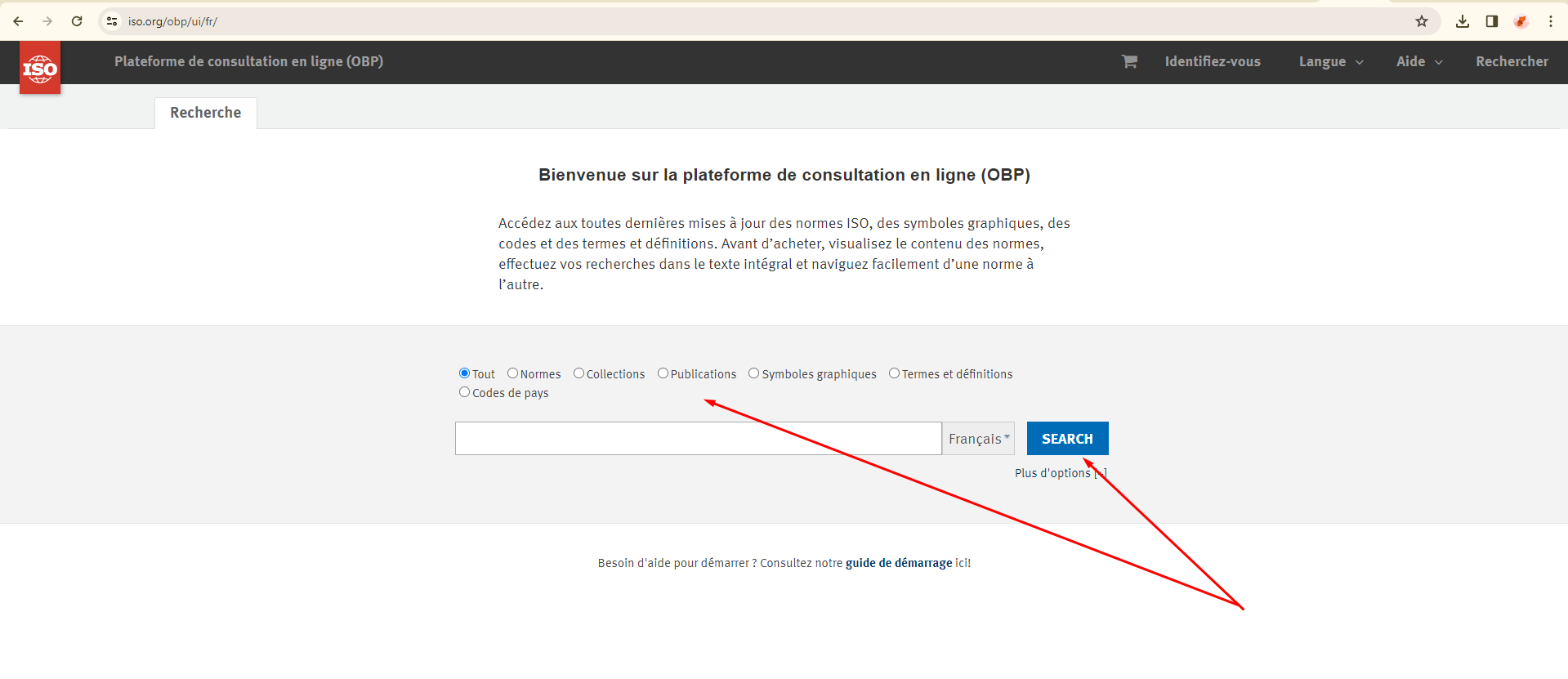 Die OBP-Seite ist nicht korrekt ins Französische übersetzt