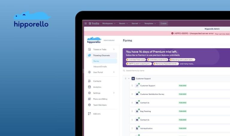 Bugs in Hipporello Service Desk SaaS gefunden
