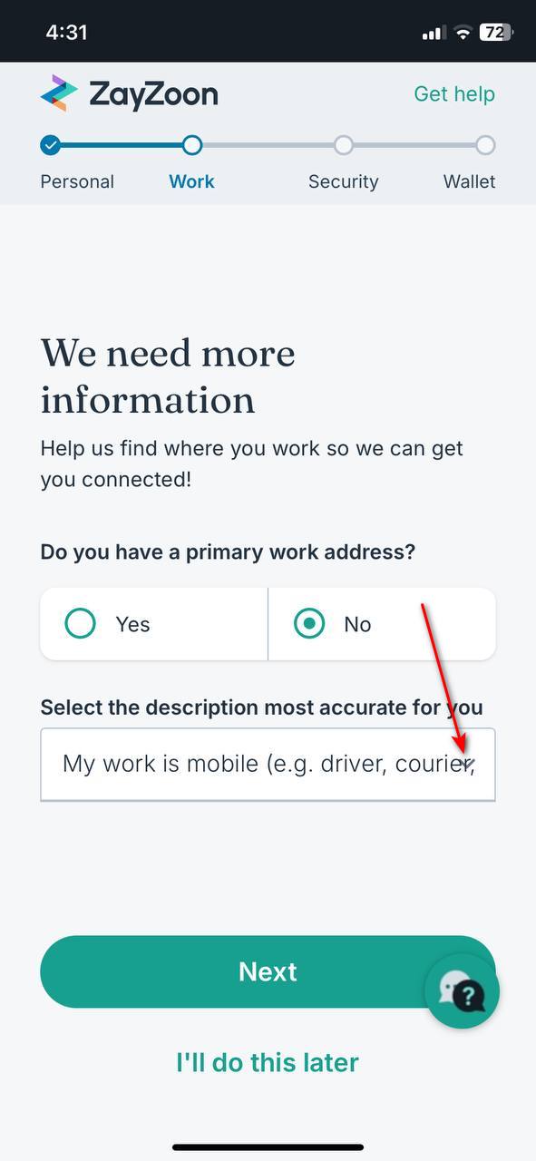 Dropdown-Pfeil überlappt Feldtext