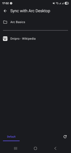 Keine Fehler beim Anzeigen des Suchverlaufs aus der Desktop-App gefunden
