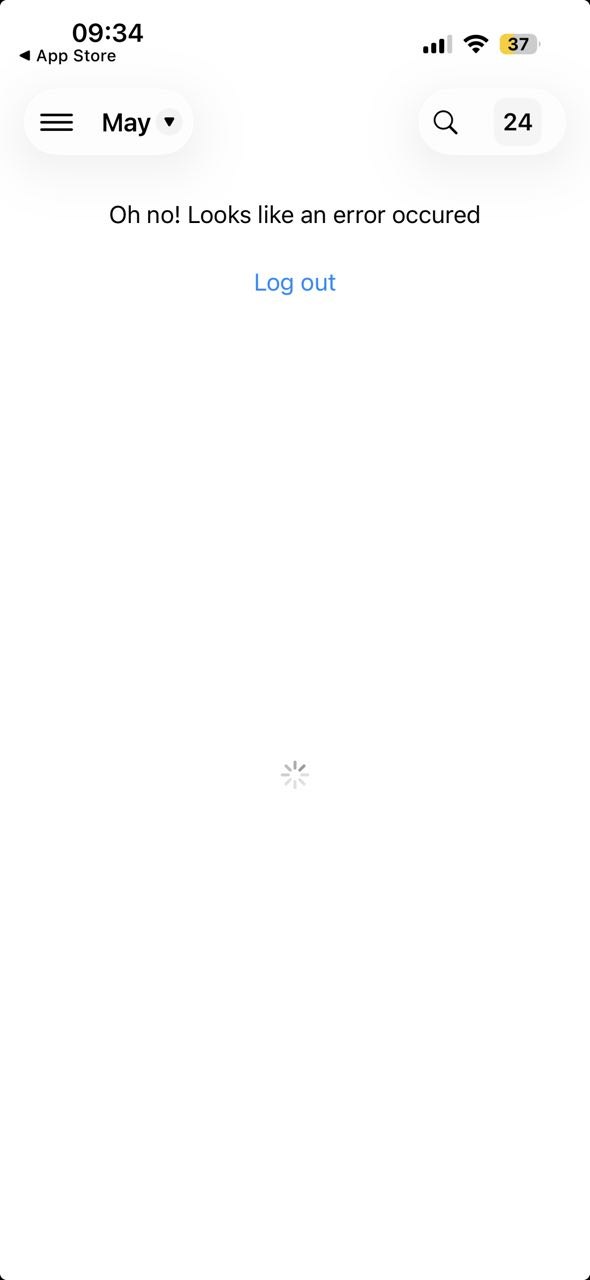 Nach der Anmeldung mit Google wird die Fehlermeldung „Oh nein! Es ist offenbar ein Fehler aufgetreten“ angezeigt