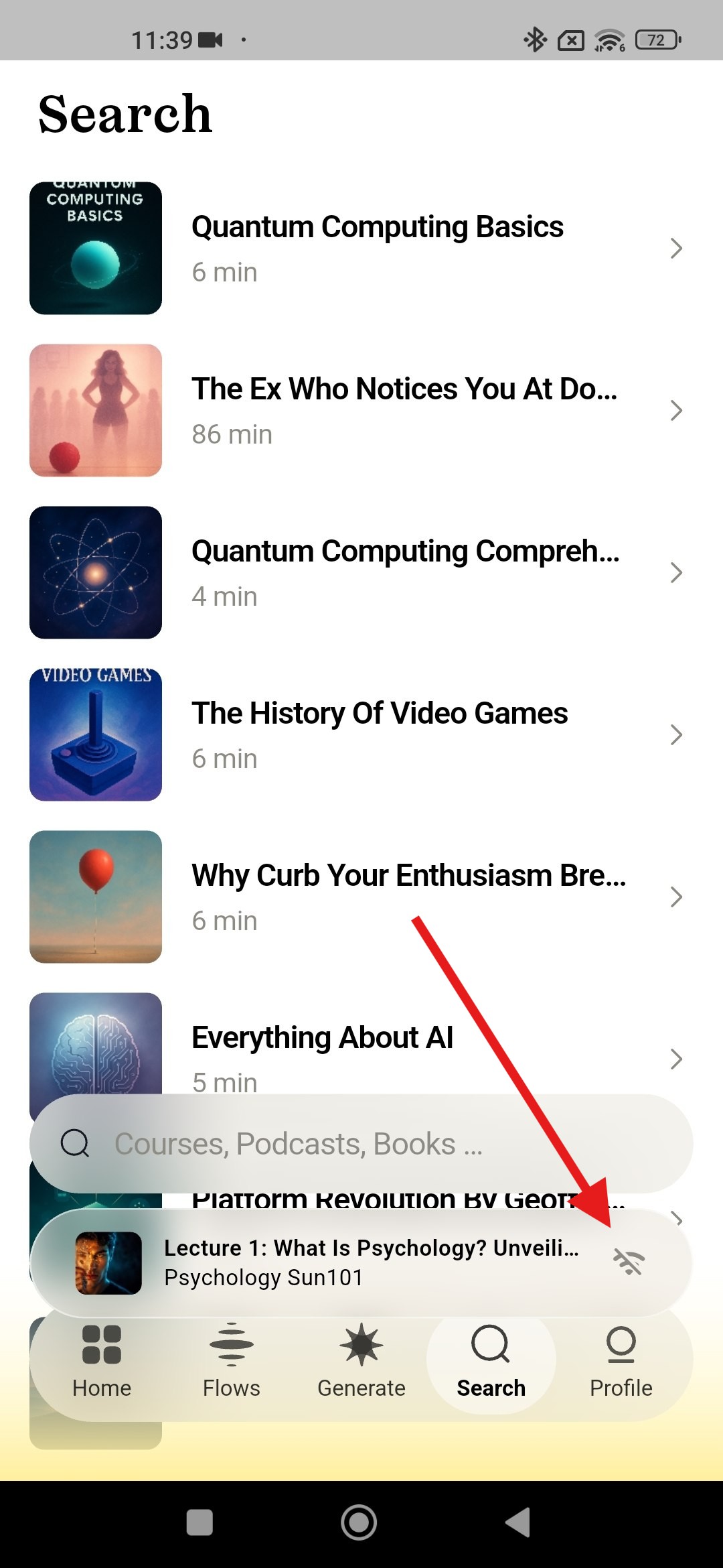 Keine Audio-Lektion kann gestartet werden: Die App zeigt trotz aktiver Verbindung die Fehlermeldung „Audio kann nicht geladen werden“ an